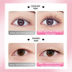 Frameless Wide-Angle Eyelash Curler, Portable Long-Lasting Natural Lash Curler - Yellow