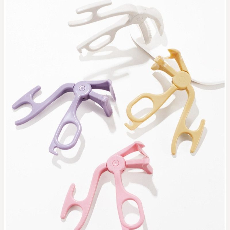 Frameless Wide-Angle Eyelash Curler, Portable Long-Lasting Natural Lash Curler - Yellow