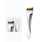 Double-ended Fish Tail Foundation Brush, Flat Ultra-thin Makeup & Mask Applicator