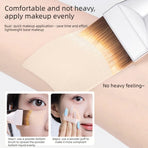 Double-ended Fish Tail Foundation Brush, Flat Ultra-thin Makeup & Mask Applicator