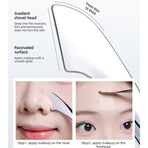 Double-ended Fish Tail Foundation Brush, Flat Ultra-thin Makeup & Mask Applicator