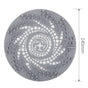 Silicone Drain Hair Catcher, Bathroom Sink Drain Strainer Cover—Light Gray