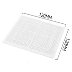 Cuttable Square Drain Hair Filter Screen, Bathroom Sewer Anti-Clogging Filter Sheet