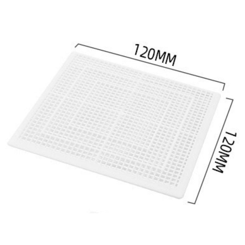 Cuttable Square Drain Hair Filter Screen, Bathroom Sewer Anti-Clogging Filter Sheet