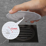 Cuttable Square Drain Hair Filter Screen, Bathroom Sewer Anti-Clogging Filter Sheet