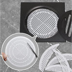 Cuttable Round Drain Hair Filter Screen, Bathroom Sewer Anti-clogging Filter Sheet