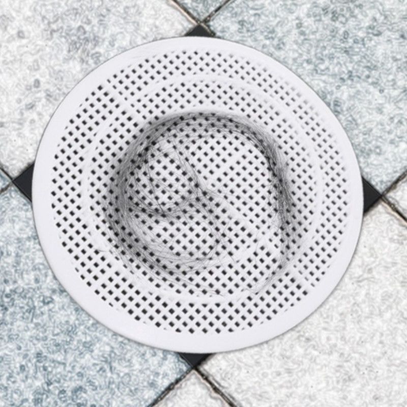 Cuttable Round Drain Hair Filter Screen, Bathroom Sewer Anti-clogging Filter Sheet