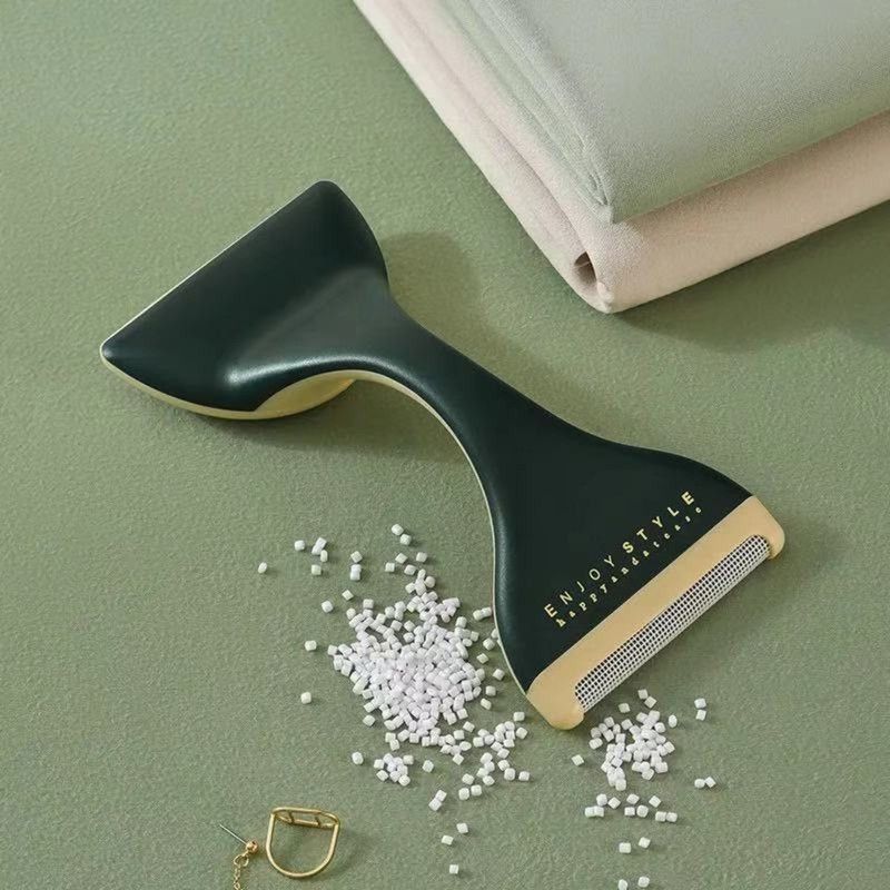 Double Head Manual Lint Remover, Clothes Sweater Shaver-Green