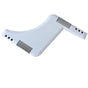 Men's Beard Shaping Template Comb, Beard Contour Styling Tool—White