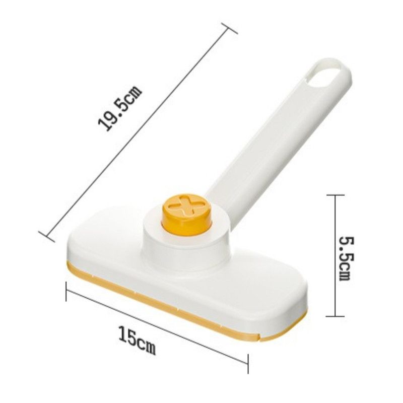Mini Cleaning Mop for Facial Towels, Hands-Free Rotatable Clamp Cleaning Brush—Orange