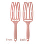 Hollow Massage Hair Comb, Wet & Dry Anti-static Household Quick-Drying Hair Brush—Pink
