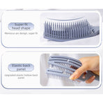 Hollow Massage Hair Comb, Wet & Dry Anti-static Household Quick-Drying Hair Brush—Pink