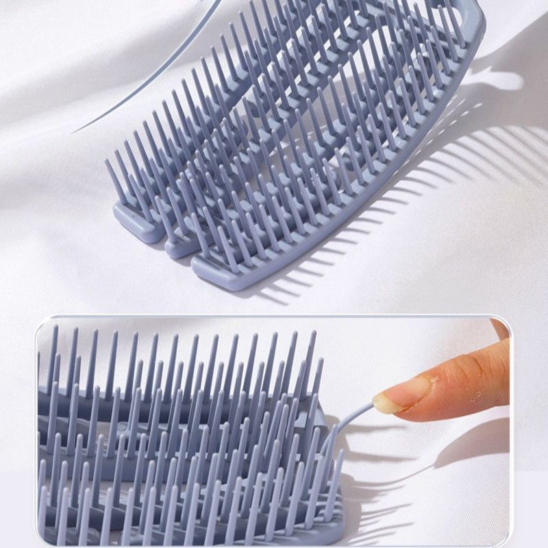 Hollow Massage Hair Comb, Wet & Dry Anti-static Household Quick-Drying Hair Brush—Pink