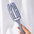 Hollow Massage Hair Comb, Wet & Dry Anti-static Household Quick-Drying Hair Brush—Pink