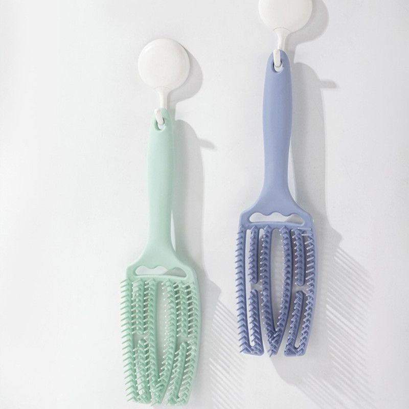 Hollow Massage Hair Comb, Wet & Dry Anti-static Household Quick-Drying Hair Brush—Pink