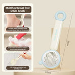 3-in-1 Multi-function Foot Brush, Foot File Cleaner for Toe Gaps—Blue