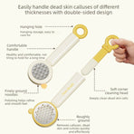 3-in-1 Multi-function Foot Brush, Foot File Cleaner for Toe Gaps—Blue