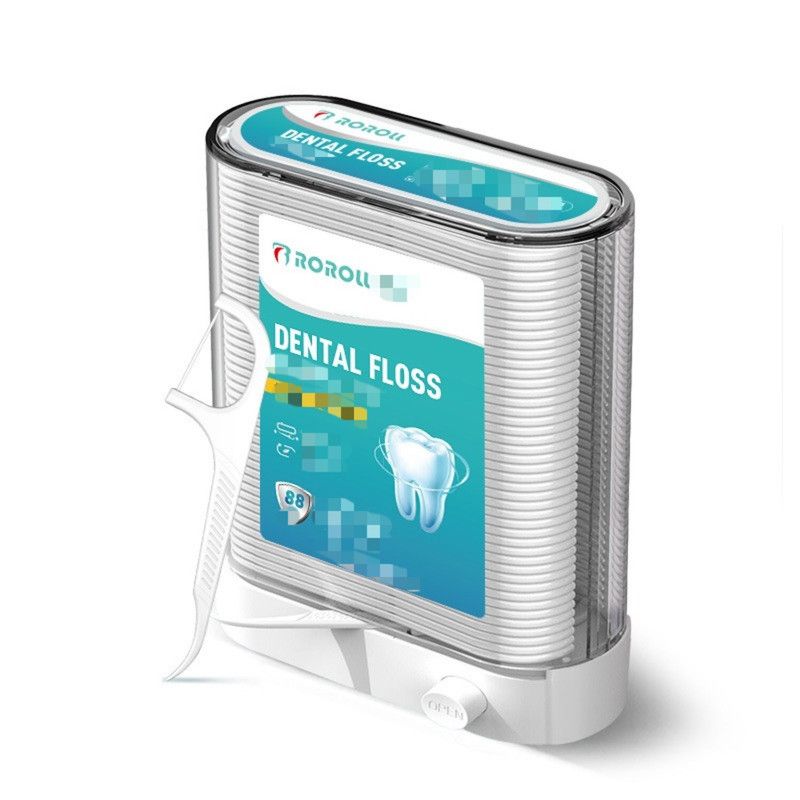 Automatic Dental Floss Dispenser, 88-Count Pack, Disposable Polymer Dental Floss
