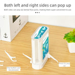 Automatic Dental Floss Dispenser, 88-Count Pack, Disposable Polymer Dental Floss