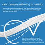 Automatic Dental Floss Dispenser, 88-Count Pack, Disposable Polymer Dental Floss