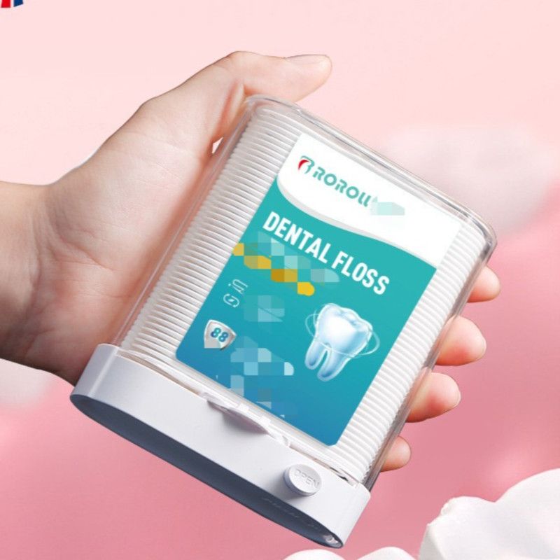 Automatic Dental Floss Dispenser, 88-Count Pack, Disposable Polymer Dental Floss