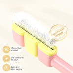 Pet Comb, Universal for Cats & Dogs, Dense Pin Comb for Tangles & Loose Fur—Purple