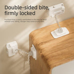 No Drill Furniture Anti-tip Anchor, Safety Cabinet Bookshelf Anti-Fall Lock