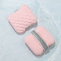 Facial Sponge, Thickened Bath & Makeup Remover Cleaning Sponge—Ultra-Soft Material—Pink