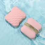 Facial Sponge, Bath & Makeup Remover Cleaning Sponge—Honeycomb Large-Pore Style—Pink