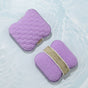 Facial Sponge, Bath & Makeup Remover Cleaning Sponge—Honeycomb Large-Pore Style—Purple