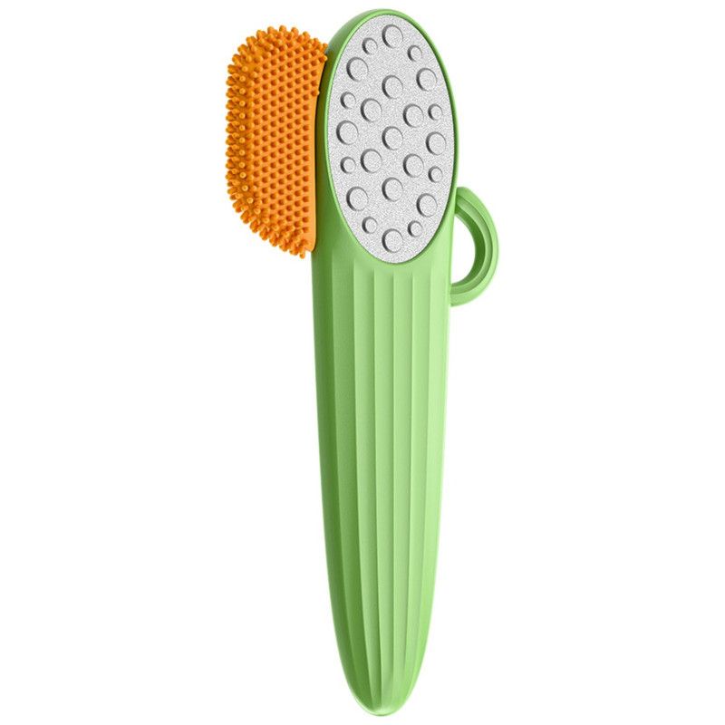 2-in-1 Foot File, Dead Skin & Callus Remover, Foot Scrubber for Hard Heel Skin—Green