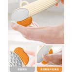 2-in-1 Foot File, Dead Skin & Callus Remover, Foot Scrubber for Hard Heel Skin—Green