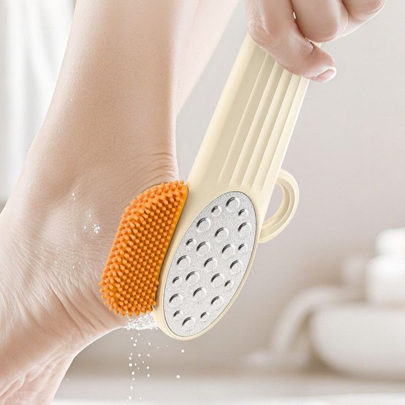 2-in-1 Foot File, Dead Skin & Callus Remover, Foot Scrubber for Hard Heel Skin—Green