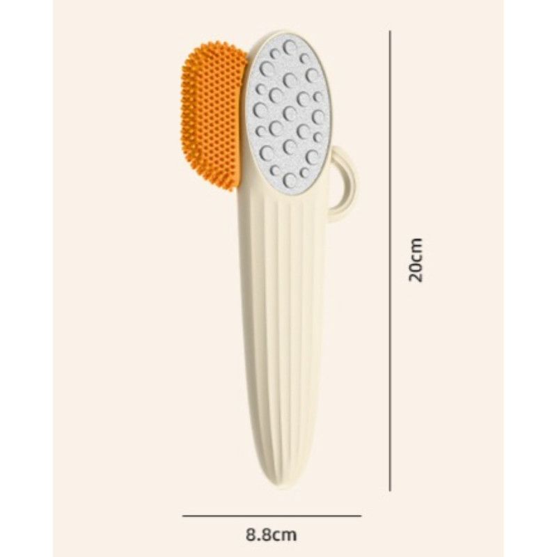 2-in-1 Foot File, Dead Skin & Callus Remover, Foot Scrubber for Hard Heel Skin—Green