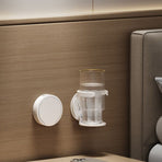 Wall-Mounted Folding Cup Holder, No-Drill Coffee Mug Rack for Desks, Cabinets, and Dorms—Purple