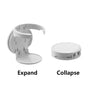 Wall-Mounted Folding Cup Holder, No-Drill Coffee Mug Rack for Desks, Cabinets, and Dorms—White