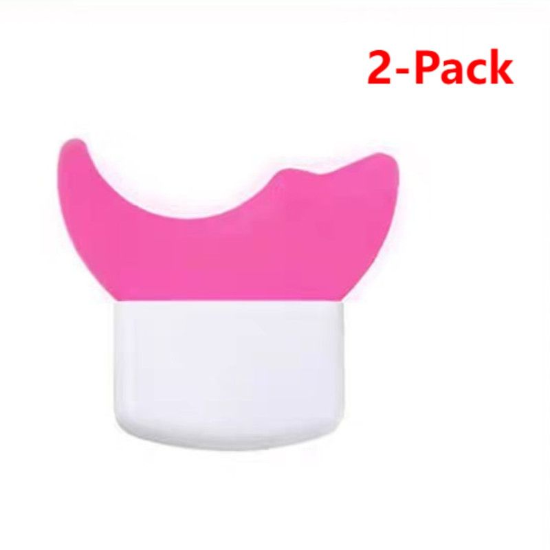 Crescent Eye Makeup Aid, Eyeliner, Eyeshadow, and Mascara Guard for Beginners—2-Pack—Magenta