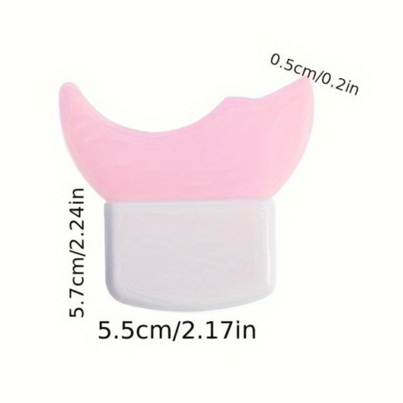 Crescent Eye Makeup Aid, Eyeliner, Eyeshadow, and Mascara Guard for Beginners—2-Pack—Magenta
