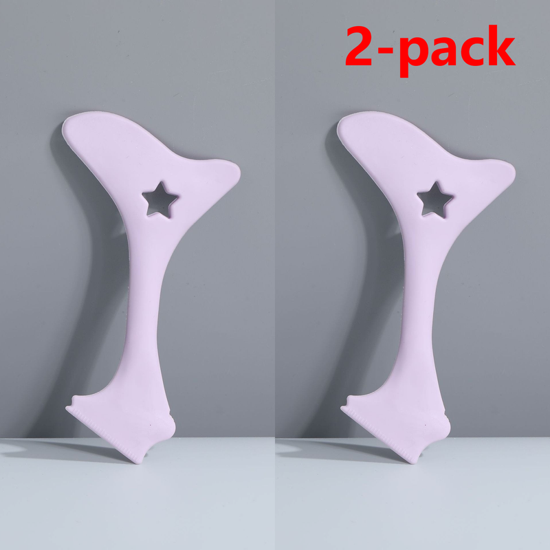 Eye Makeup Aid, 2-in-1 Beauty Tool for Eyeliner, Eyeshadow & Mascara—2-Pack—Purple