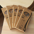 Food-Grade 304 Stainless Steel Drinking Straw Set—4 Straight Straws