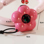 Flower Pill Box, Portable Sealed Medicine Storage Case, Mini Compartment Pill Organizer—Red