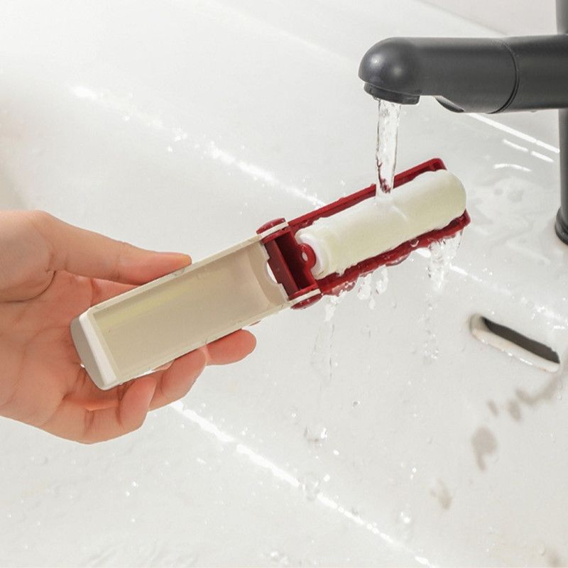 Portable Washable Lint Roller, Reusable Hair Remover for Travel & Clothes