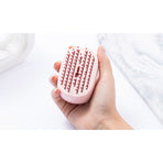 Portable Retractable Air Cushion Comb, Mini Travel Massage Hair Brush with Dust Cover—Pink