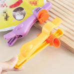 Diving Duck Sealing Clip With Spout, Kitchen Food Bag Moisture-Proof Sealer Clip—White