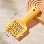Cute Vegetable Grater, Multifunctional Shredder for Dumpling Filling—Yellow