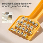 Cute Vegetable Grater, Multifunctional Shredder for Dumpling Filling—Yellow