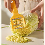 Cute Vegetable Grater, Multifunctional Shredder for Dumpling Filling—Yellow