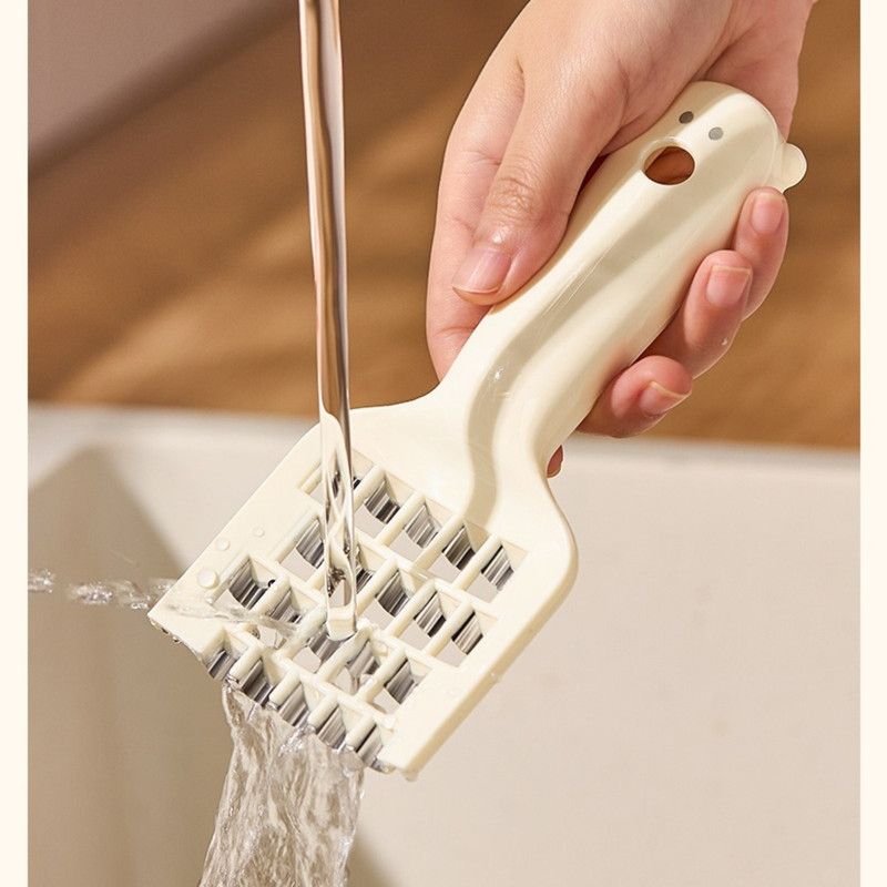 Cute Vegetable Grater, Multifunctional Shredder for Dumpling Filling—Yellow