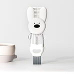 4-in-1 Cup Lid Brush, Multi-function Gap Cleaner for Water Bottles & Baby Bottles—White