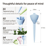 Automatic Plant Waterer, Adjustable Drip Irrigation Device for Potted Plants—Pink